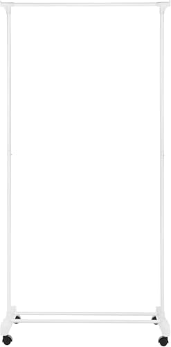 Rolling Garment Rack White (72 Count)