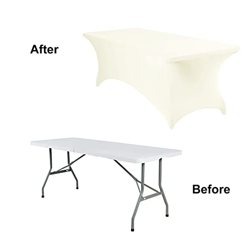 Spandex 8ft Waterproof Table Cover for Party