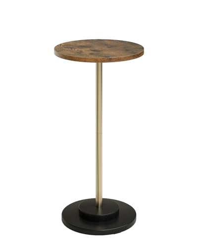 Drink Table Round Side Table for Small Spaces