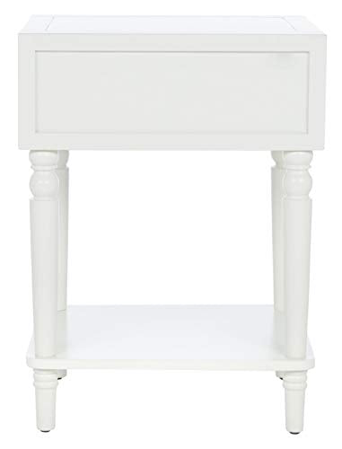 American Homes Collection Siobhan Shady White Accent Table
