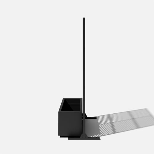 Block Series Long Box Planter + Arrow Privacy Screen Set