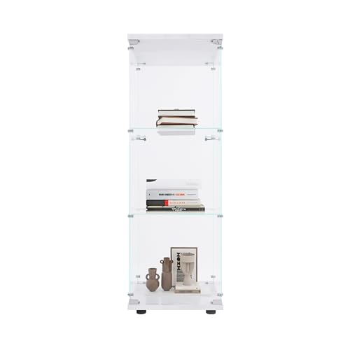 White Glass Display Cabinet