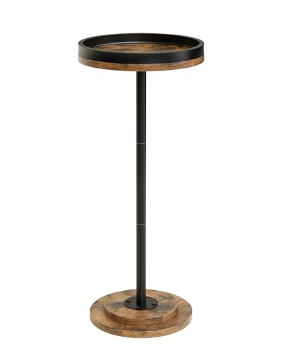 Drink Table Round Side Table for Small Spaces
