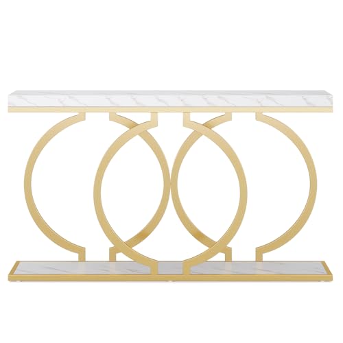 Gold Console Table