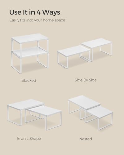 Cabinet Organizer Shelf (4 Count)
