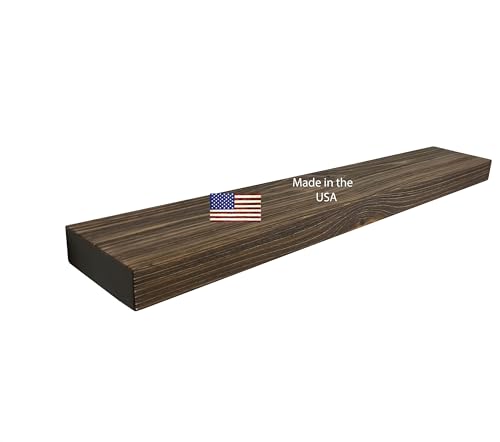 54 Inch Wooden Floating Shelves for Wall