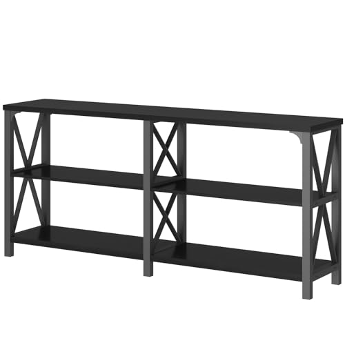 Black Sofa Table for Entryway