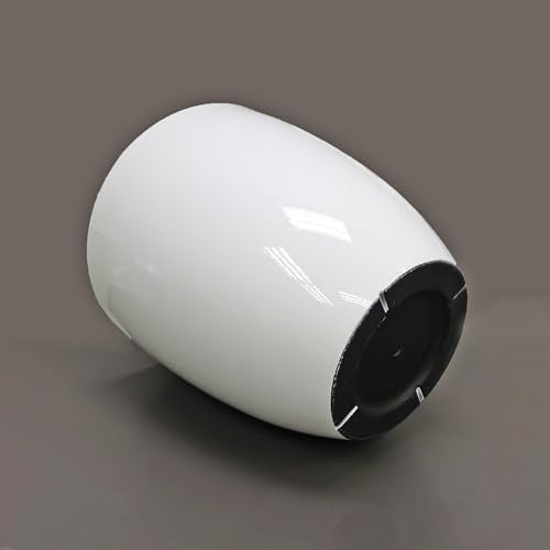 9.8" Diameter 11" Tall White Plant Pots