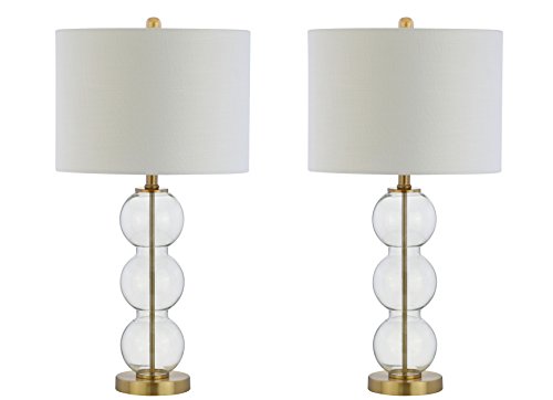 Bella 27" Glass Table Lamp (2 Count)