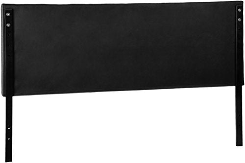 Faux Linen Upholstered Tufted Headboard with Adjustable Height