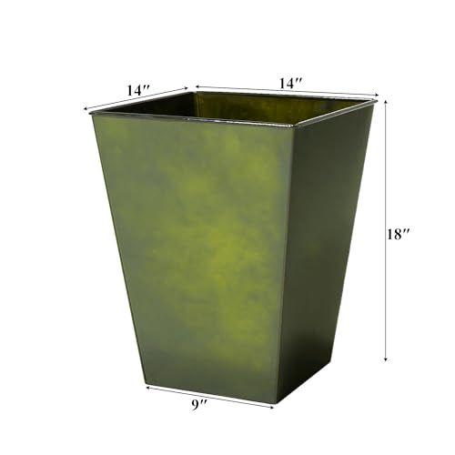 Garden Large Metal Glazed Floor Planter Set of 2 (2 Count)