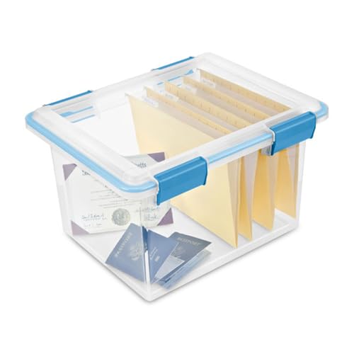 Gasket Storage Box with Lids for Home & Office (4 Count)