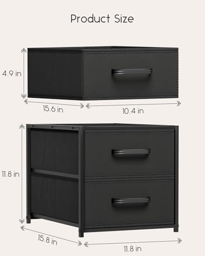 Stackable Storage Drawers (2 Count)
