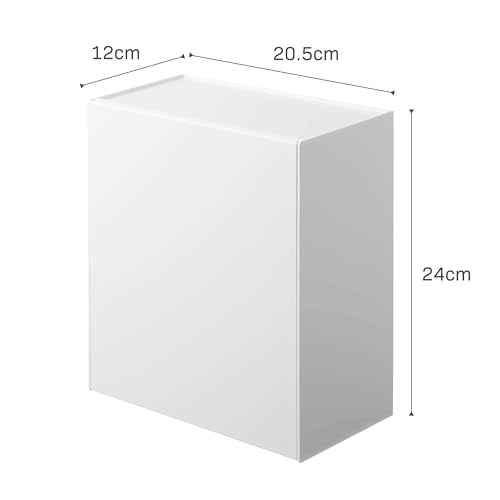 Home Tower Compact Wall Bin With Lid & Tray