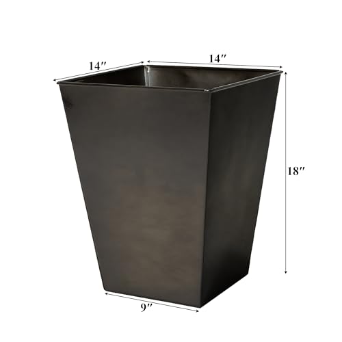 Garden Large Metal Glazed Floor Planter Set of 2 (2 Count)