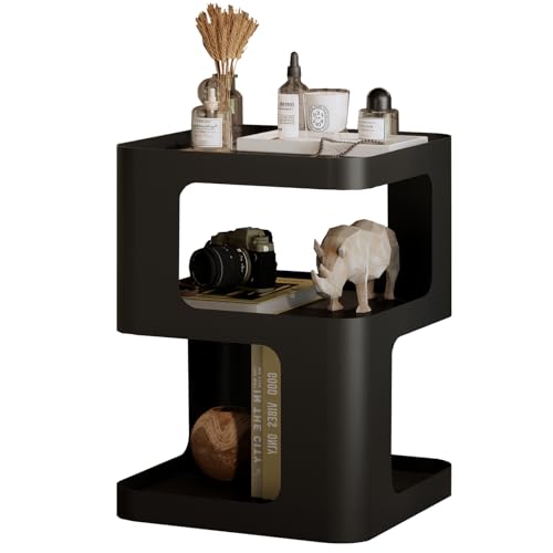 ZHBHHYZ Modern Side Table with Storage for Sofa & Couch
