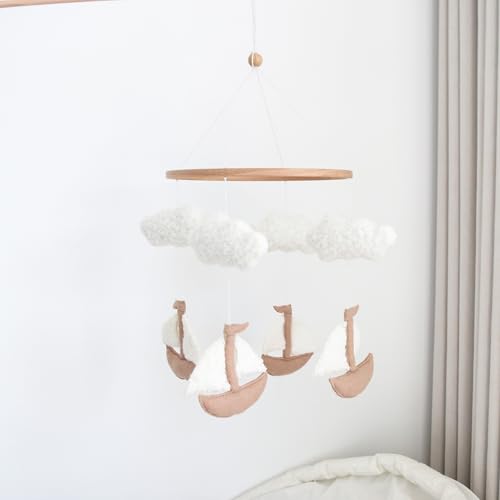 Sailboat Crib Mobile for Girls & Boys