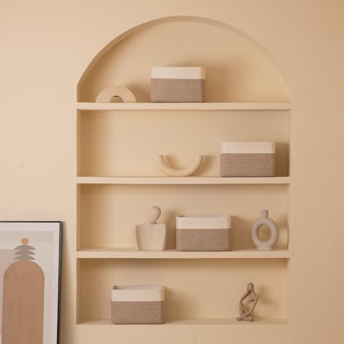 4 Pack Storage Baskets for Organizing (4 Count)