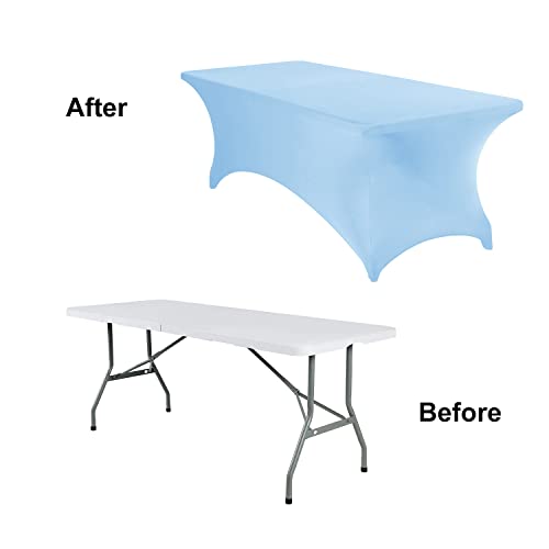 Spandex 8ft Waterproof Table Cover for Party