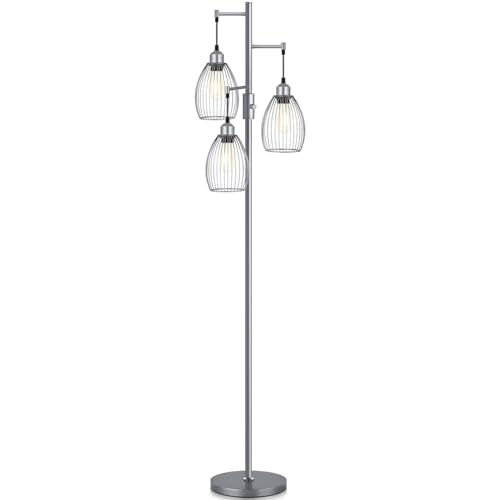 Dimmable Industrial Floor Lamps for Living Room