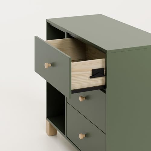California 3 Drawer Combo Dresser