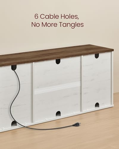 Farmhouse TV Stand for 80'' TV