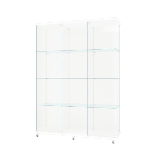 White Glass Display Cabinet