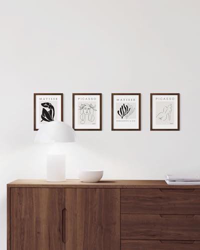 6x8 Walnut Oak Frame Set of 15