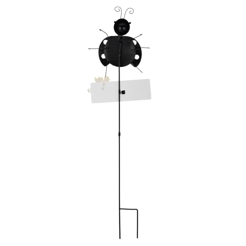 30" H Metal Ladybug Garden Stake