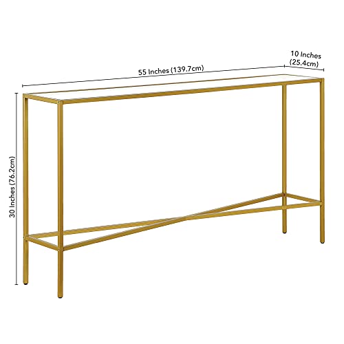 55" Industrial Console Table