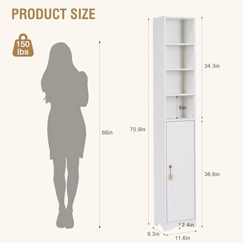 71 Inch Tall Storage Cabinet