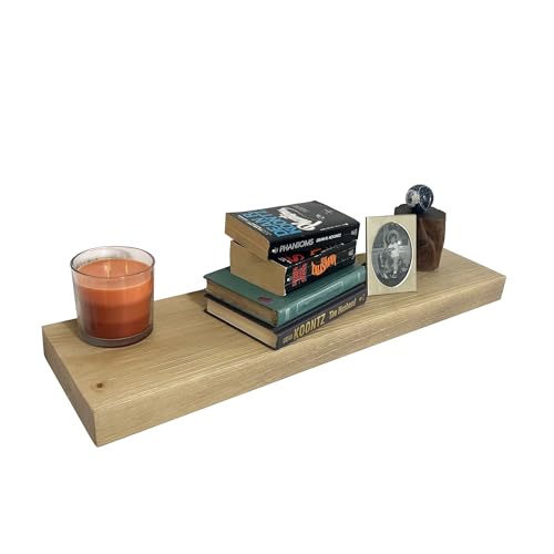 24 inch Wooden Floating Shelves for Wall