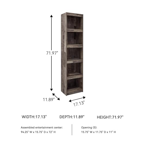 Derekson 1 Piece Pier Bookcase