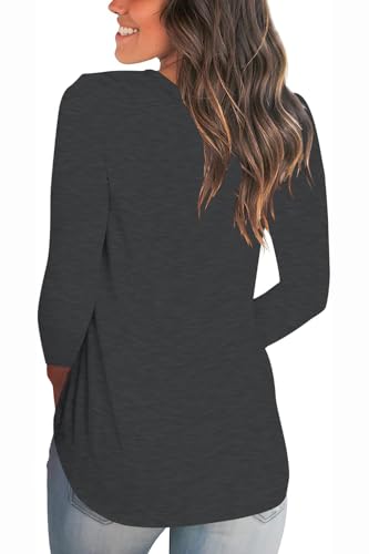 Skull Shirts for Women Skeleton Funny Gothic Graphic Casual Long Sleeve T