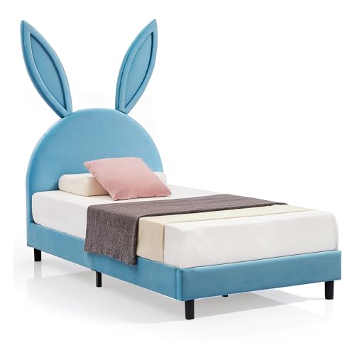 Twin Size Bed Frame with Storage Organizer