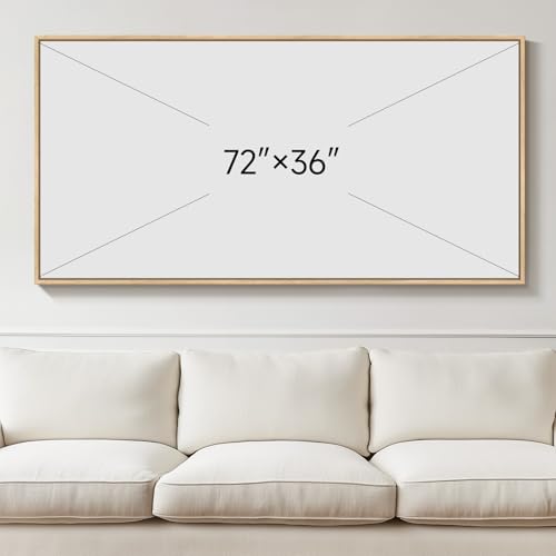 Extra Large Framed Sage Green Abstract Wall Art for Living Room
