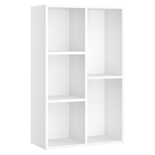 Bookshelf 5 Cubes Storage Organizer