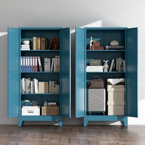 Home Farmhouse Storage Cabinet with 2 Barn Door