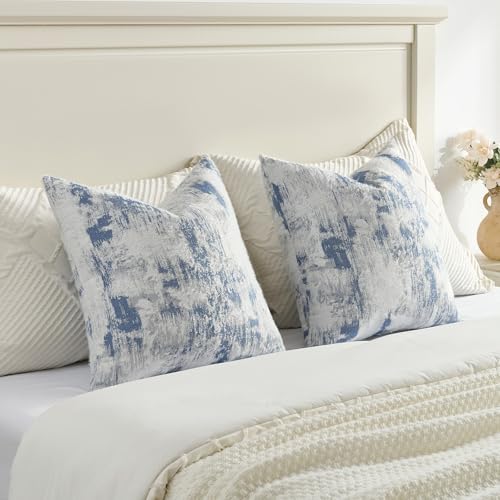 Pack of 2 Faux Cashmere Throw Pillow Covers 18x18 Inch (2 Count)