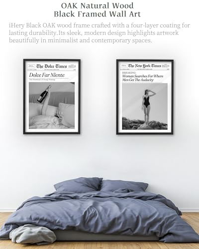 16x20in Where Men Get the Audacity Framed Newspaper Wall Art