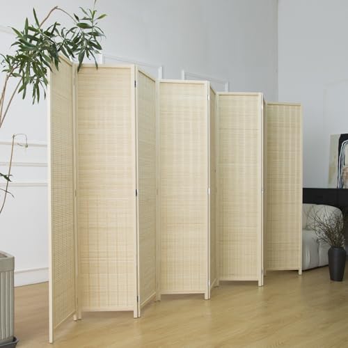 8 Panel Bamboo Room Divider