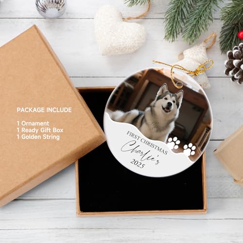 Personalized Dog Photo Ornaments 2026