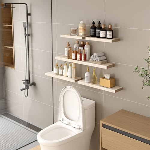 Wood Floating Shelves for wall 18 inch (2 Count)