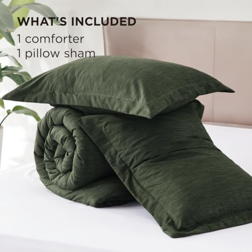 Olive Green Twin Comforter Set