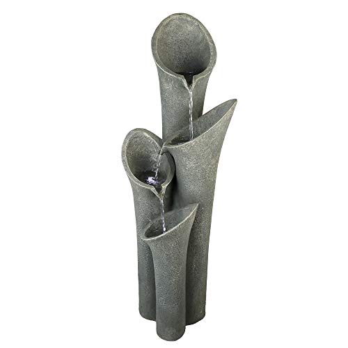 Faux Stone Patio Water Fountain 33 1