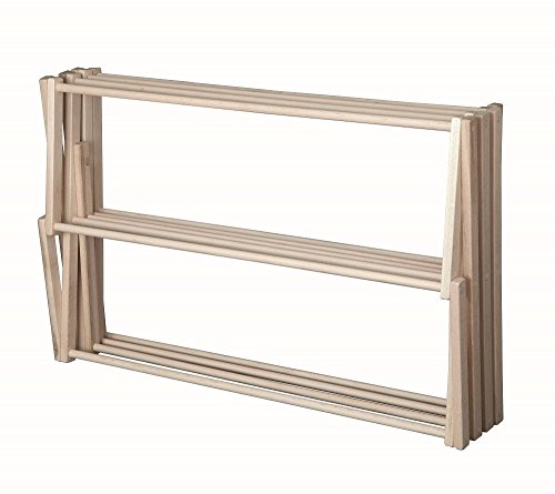 Extra Large Wood Laundry Drying Rack Collapsible