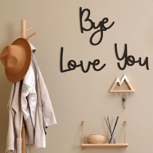 Love You Bye Wall Sign 31.5 Inch
