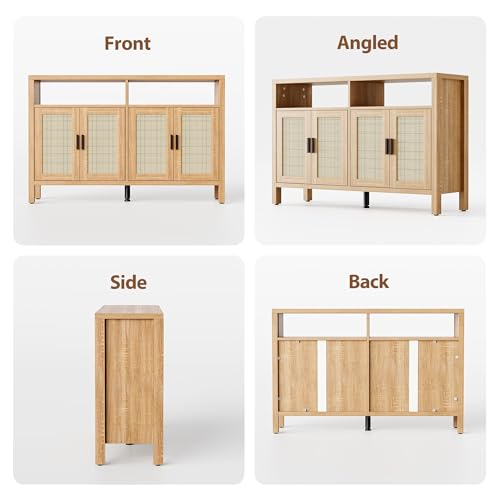 Rattan Buffet Cabinet with Storage