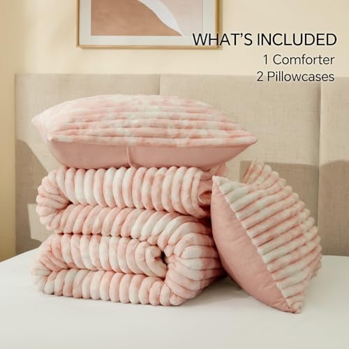 Fleece Queen Comforter Set