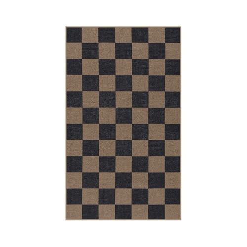 Checkered Easy Jute 3x5 Outdoor Rug